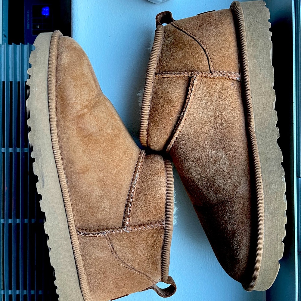 Ugg Classic Ultra mini Boot, Chestnut, Size 10